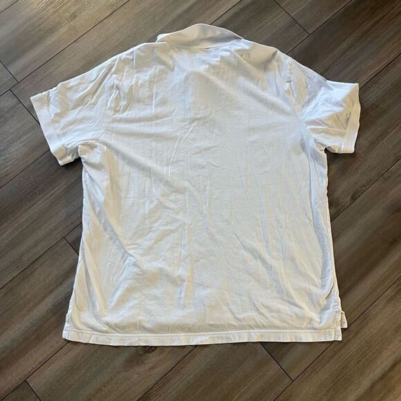 Nike White Casual Athletic Polo Shirt Men XL Bin C-39 - Picture 6 of 6